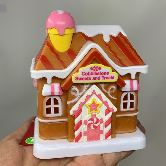 Cobblestones Sweets & Treats miniature house decor & bottlebrush pink tree new - Picture 9 of 16